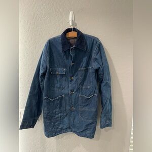 Vintage Montgomery Ward‎ Denim Blanket Lined Worker Jacket 42L